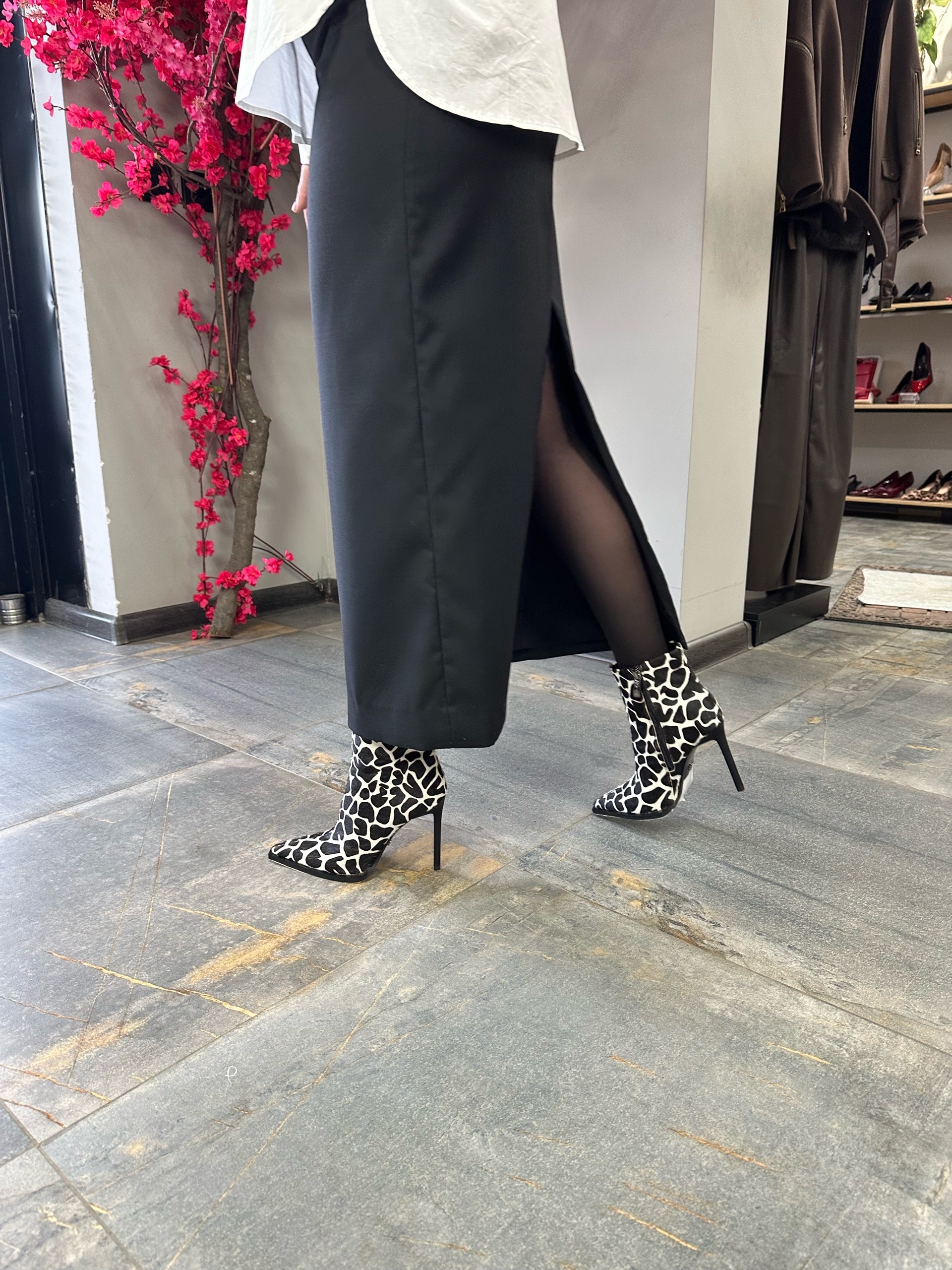 юбка макси пояс неон