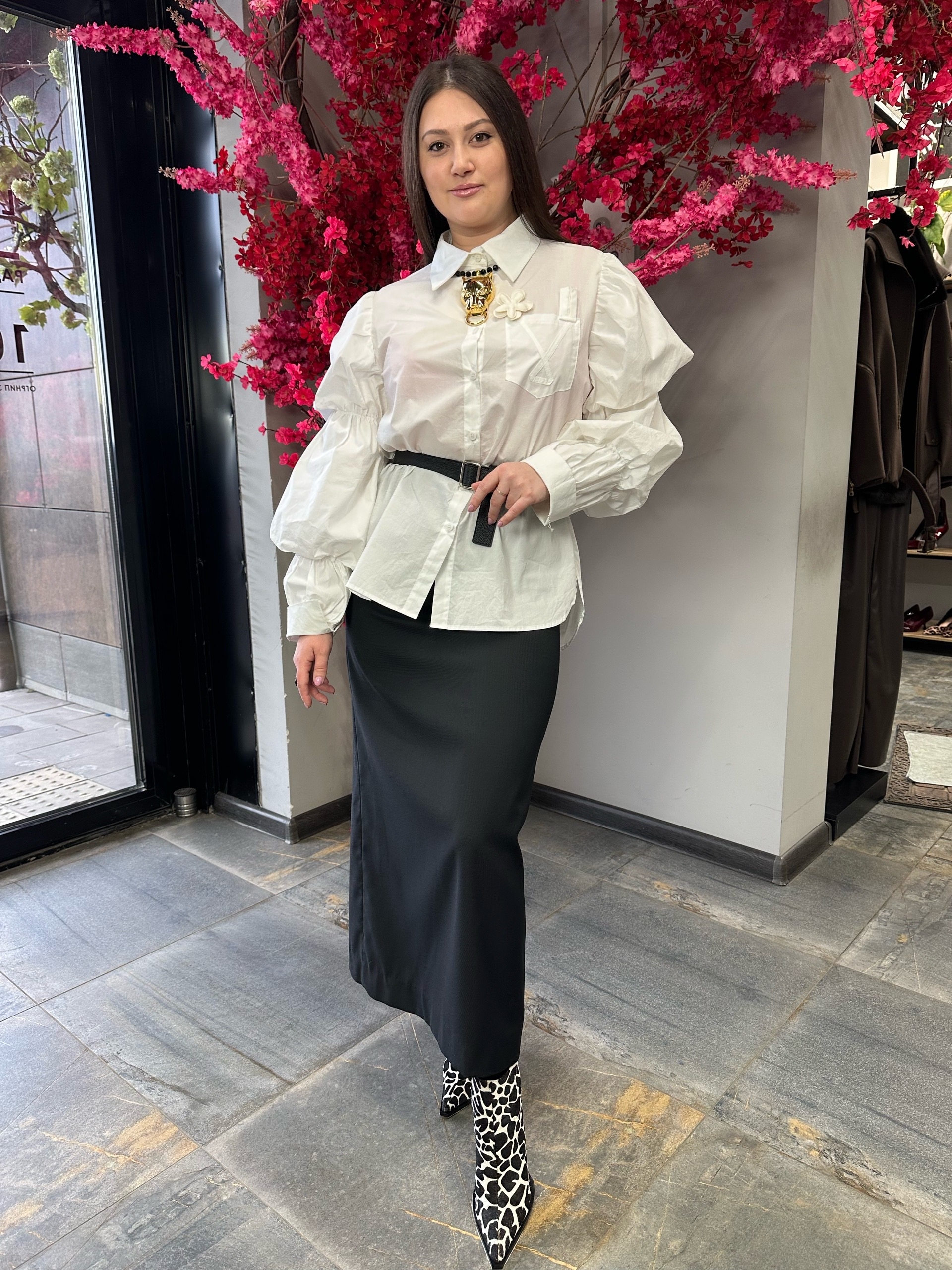 юбка макси пояс неон