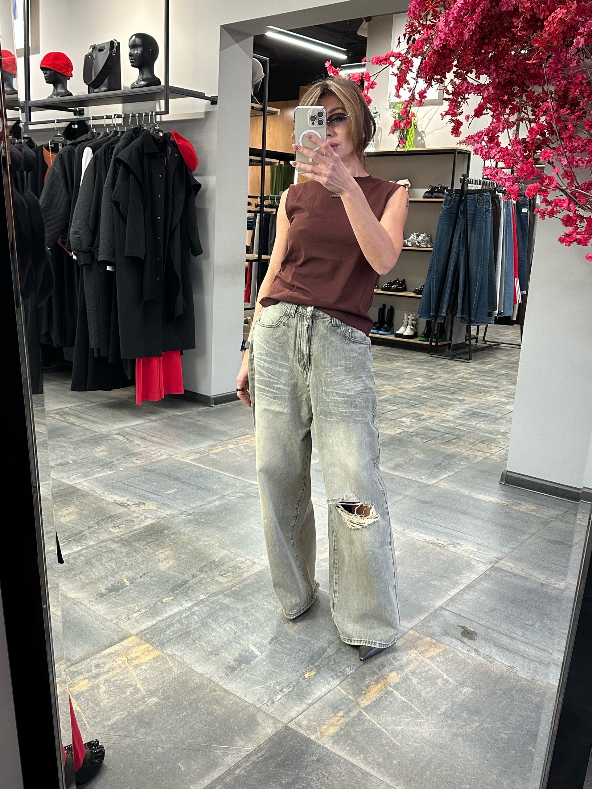 Джинсы прямые