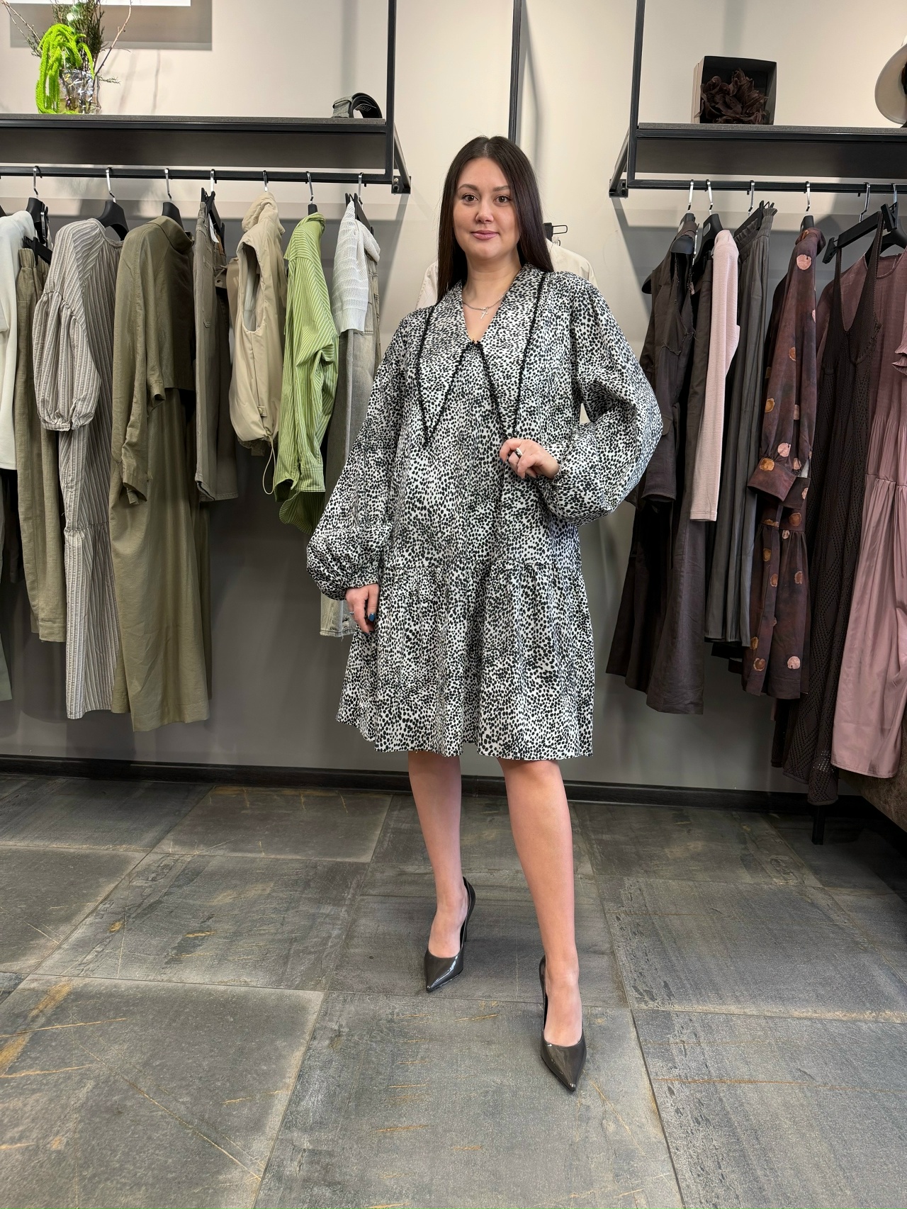 Платье короткое