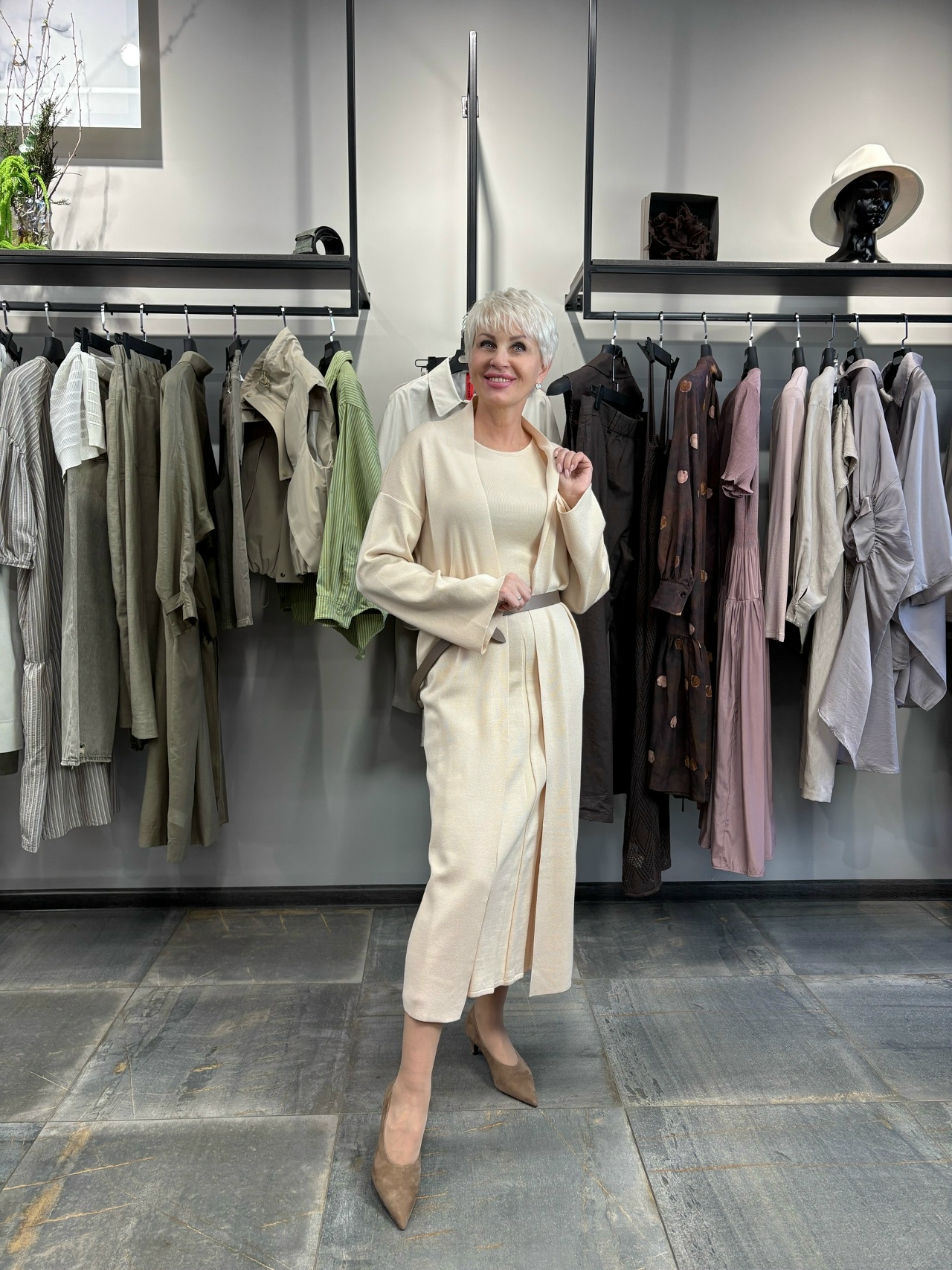 Костюм платье с кардиганом